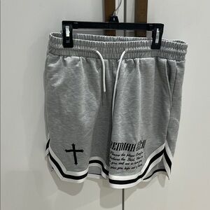 Jeremiah 29:11 Gray Athletic Men's Shorts